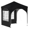 Tente de fête pop-up 192 x 192 x 245 cm Anthracite 637819637819