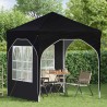 Tente de fête pop-up 192 x 192 x 245 cm Anthracite 637819637819
