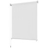 Store roulant d'extérieur blanc 85 (l) x 230 (H) cm HDPE 637826637826