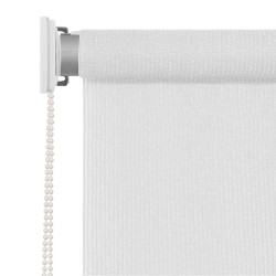 Store roulant d'extérieur blanc 85 (l) x 230 (H) cm HDPE 637826637826