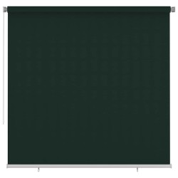 Store roulant d'extérieur 245 (l) x 230 (H) cm vert foncé HDPE 637828637828