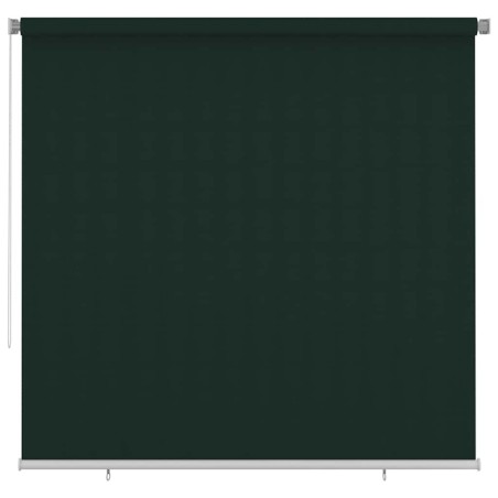Store roulant d'extérieur 245 (l) x 230 (H) cm vert foncé HDPE 637828637828