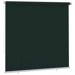 Store roulant d'extérieur 245 (l) x 230 (H) cm vert foncé HDPE 637828637828