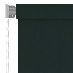 Store roulant d'extérieur 245 (l) x 230 (H) cm vert foncé HDPE 637828637828