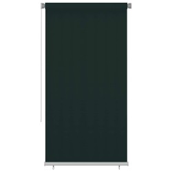 Store roulant d'extérieur 125 (l) x 230 (H) cm vert foncé HDPE 637829637829