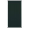 Store roulant d'extérieur 125 (l) x 230 (H) cm vert foncé HDPE 637829637829