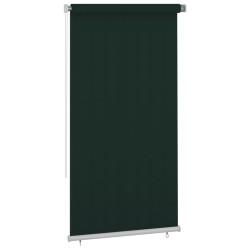 Store roulant d'extérieur 125 (l) x 230 (H) cm vert foncé HDPE 637829637829