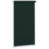 Store roulant d'extérieur 125 (l) x 230 (H) cm vert foncé HDPE 637829637829