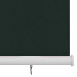 Store roulant d'extérieur 125 (l) x 230 (H) cm vert foncé HDPE 637829637829