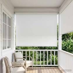 Store roulant extérieur protection UV Blanc 65 x 230 cm (L x H) 637830637830