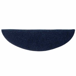 Tapis d'escalier autocollants 10 pièces 56 x 17 x 3 cm Bleu marine Demi-rond 637834637834