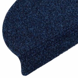 Tapis d'escalier autocollants 10 pièces 56 x 17 x 3 cm Bleu marine Demi-rond 637834637834
