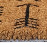 Tapis de porte naturel 40x60 cm fibre de coco touffeté 637842637842