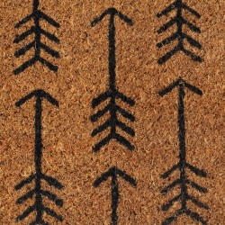 Tapis de porte naturel 40x60 cm fibre de coco touffeté 637842637842