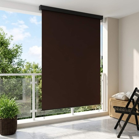 Store enrouleur Marron 180 x 250 cm Tissu et Aluminium 637844637844
