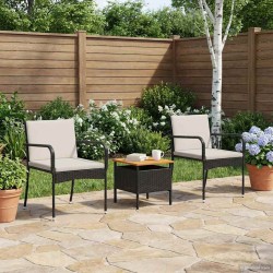 Ensemble de jardin avec coussin acier 637855637855