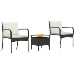 Ensemble de jardin avec coussin acier 637855637855