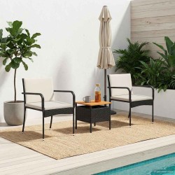 Ensemble de jardin avec coussin acier 637855637855