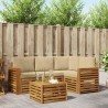 Ensemble de canapés d'extérieur 5 pcs Naturel et Beige 637858637858