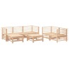 Salon de jardin 7 pcs Bois de pin massif 637863637863