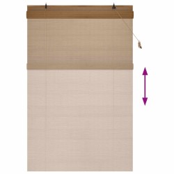 Store enrouleur Marron 150 x 220 cm Bambou 637875637875