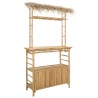Table de bar extérieure Naturel 110 x 50 x 209 cm Bambou 637908637908