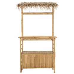 Table de bar extérieure Naturel 110 x 50 x 209 cm Bambou 637908637908
