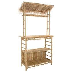 Table de bar extérieure Naturel 110 x 50 x 209 cm Bambou 637908637908
