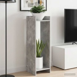 Support de Plante Gris Béton 30 x 30 x 100 cm Bois d’ingénierie 637910637910