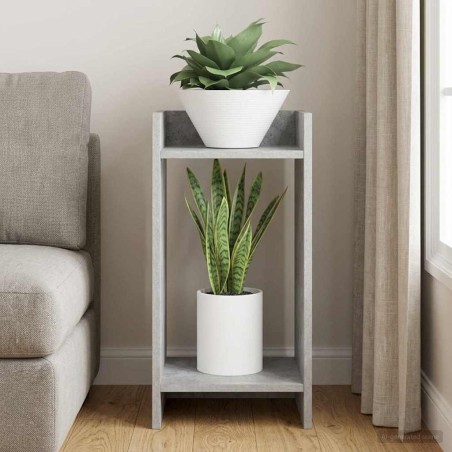 Support de Plante Gris Béton 30 x 30 x 60 cm Bois d’ingénierie 637915637915