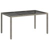 Table de Jardin Gris 150 x 90 x 75 cm polyrotin 637920637920