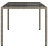 Table de Jardin Gris 150 x 90 x 75 cm polyrotin 637920637920