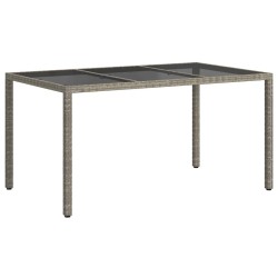 Table de Jardin Gris 150 x 90 x 75 cm polyrotin 637920637920