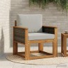 Sofa de milieu extérieur Bois d'Acacia Massif Naturel 637924637924