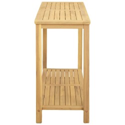 Table console de jardin Acacia clair 110 x 40 x 75 cm 637925637925