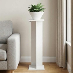 Support de Plante Blanc 25 x 25,5 x 80,5 cm Bois d’ingénierie 637926637926