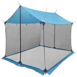Tarp de camping avec murs en maille Bleu 270 x 210 x 210 cm 637942637942