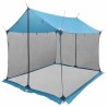 Tarp de camping avec murs en maille Bleu 270 x 210 x 210 cm 637942637942