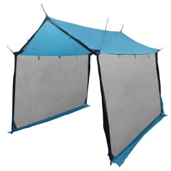 Tarp de camping avec murs en maille Bleu 270 x 210 x 210 cm 637942637942