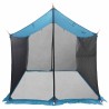 Tarp de camping avec murs en maille Bleu 270 x 210 x 210 cm 637942637942