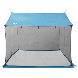 Tarp de camping avec murs en maille Bleu 270 x 210 x 210 cm 637942637942