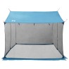 Tarp de camping avec murs en maille Bleu 270 x 210 x 210 cm 637942637942
