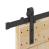 Porte coulissante NARVIK Naturel et noir 70 x 210 cm (152,5 cm) 637946637946