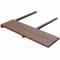 Planche de terrasse 6 pcs Marron WPC 637947637947