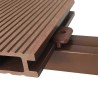 Planche de terrasse 6 pcs Marron WPC 637947637947