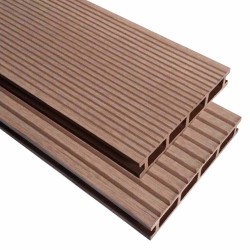 Planche de terrasse 6 pcs Marron WPC 637947637947