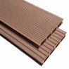 Planche de terrasse 6 pcs Marron WPC 637947637947