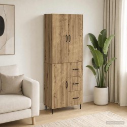 Ensemble de Meubles 2 pc Chêne artisanal Bois d'ingénierie 637957637957
