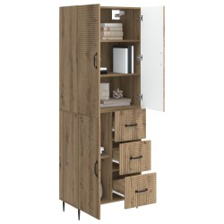 Ensemble de Meubles 2 pc Chêne artisanal Bois d'ingénierie 637957637957