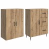 Ensemble de Meubles 2 pc Chêne artisanal Bois d'ingénierie 637957637957